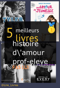 Livres d’ histoire d’amour prof-élève