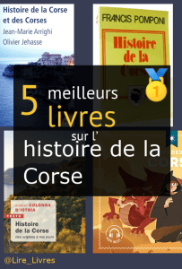 Livres sur l’ histoire de la Corse