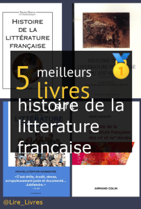 Livres sur l’ histoire de la littérature française