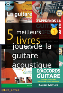 Livres pour jouer de la guitare acoustique