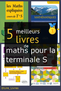 Livres de maths pour la terminale S