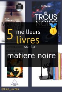 Livres sur la matière noire