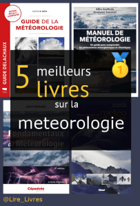 Livres sur la météorologie