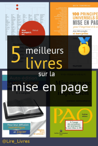 Livres sur la mise en page