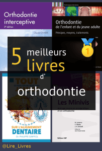 Livres d’ orthodontie