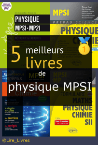 Livres de physique MPSI