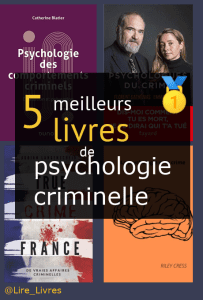 Livres de psychologie criminelle