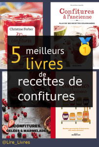 Livres de recettes de confitures