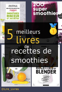 Livres de recettes de smoothies