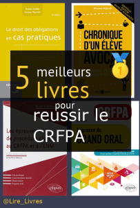 Livres pour réussir le CRFPA