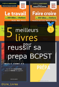 Livres pour réussir sa prépa BCPST