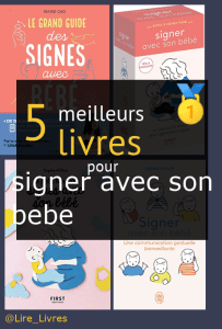 Livres pour signer avec son bébé