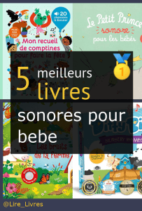 Livres  sonores pour bébé