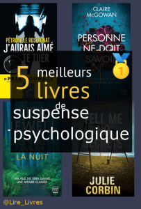 Livres de suspense psychologique