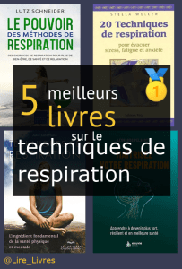 Livres sur le techniques de respiration