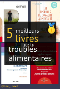 Livres sur le troubles alimentaires