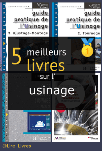 Livres sur l’ usinage