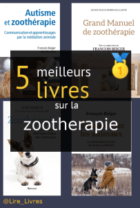 Livres sur la zoothérapie